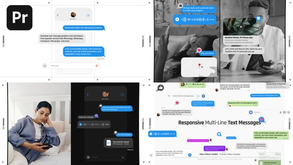 Responsive Multi-Line Text Messages | MOGRT（061820）-技能树